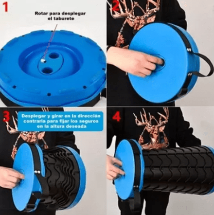 Butaco Silla Pagable(negro)