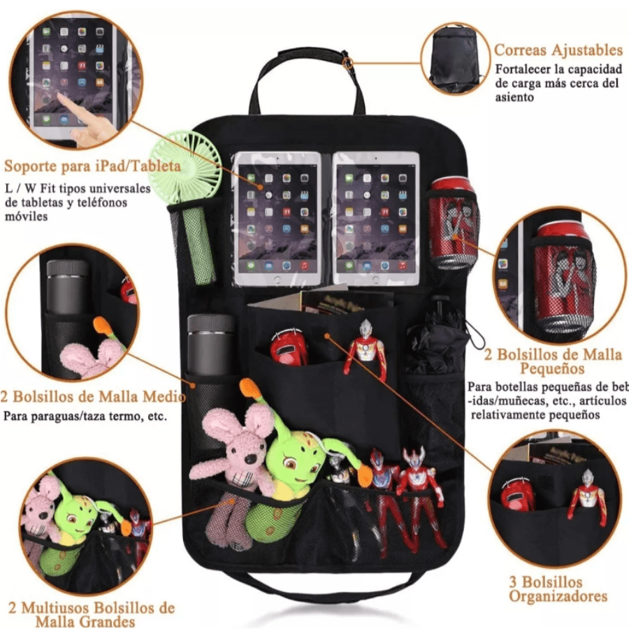 Organizador Para Asiento Trasero