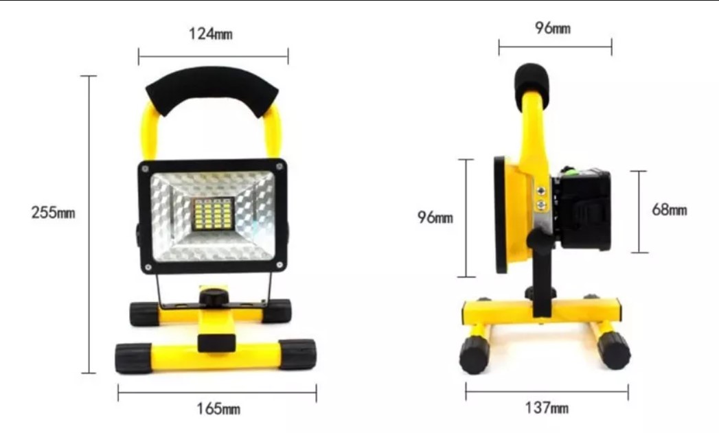 Reflector LED 30W portátil