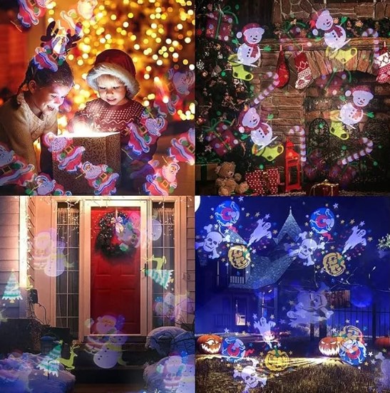 Proyector de luces navideñas