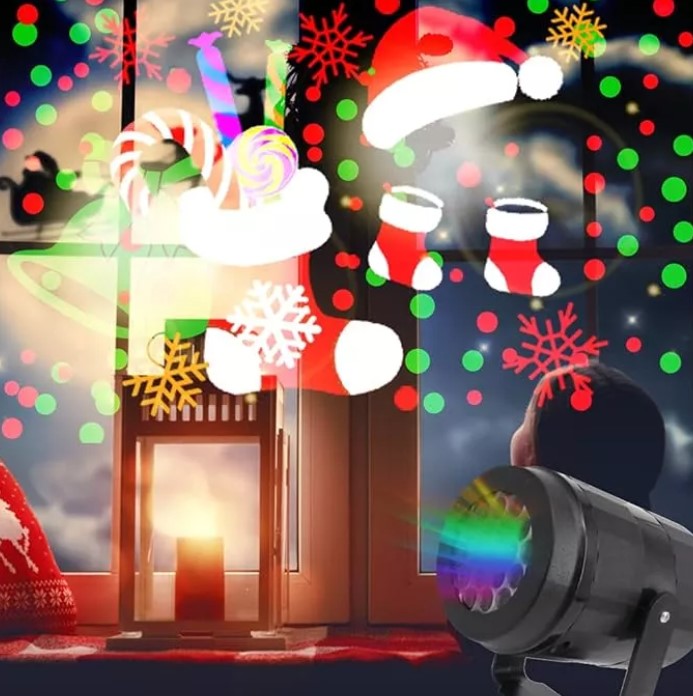 Proyector de luces navideñas