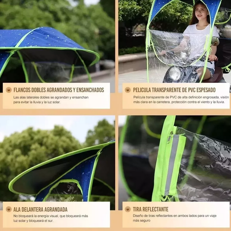Promo Toldo Cubresol De Moto Impermeable