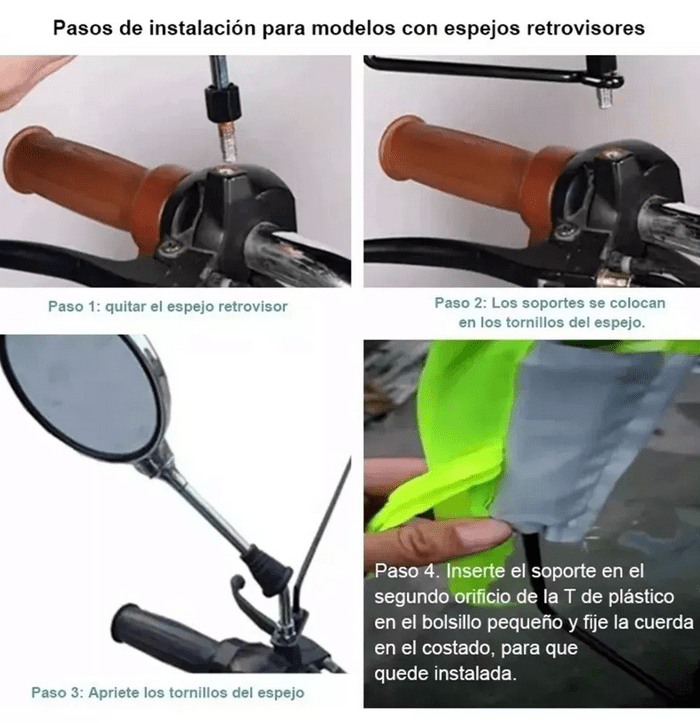 Promo Toldo Cubresol De Moto Impermeable