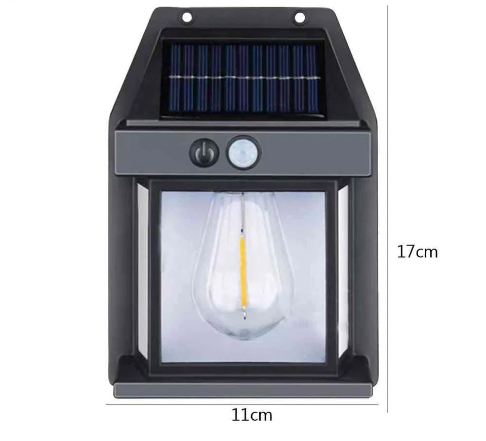Lámpara solar  de pared tipo candelabro