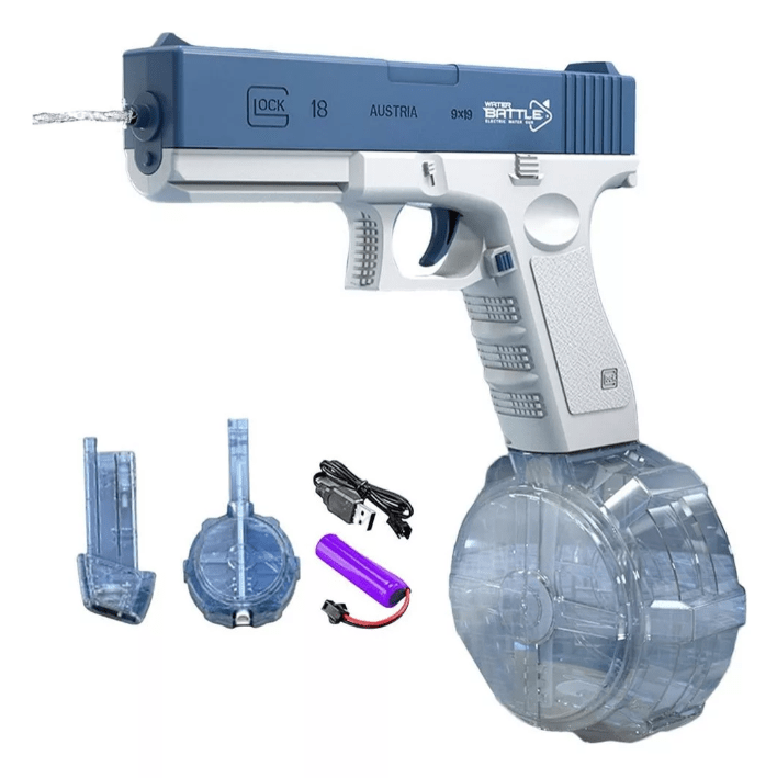 Pistola Agua Disparo Automático Recargab