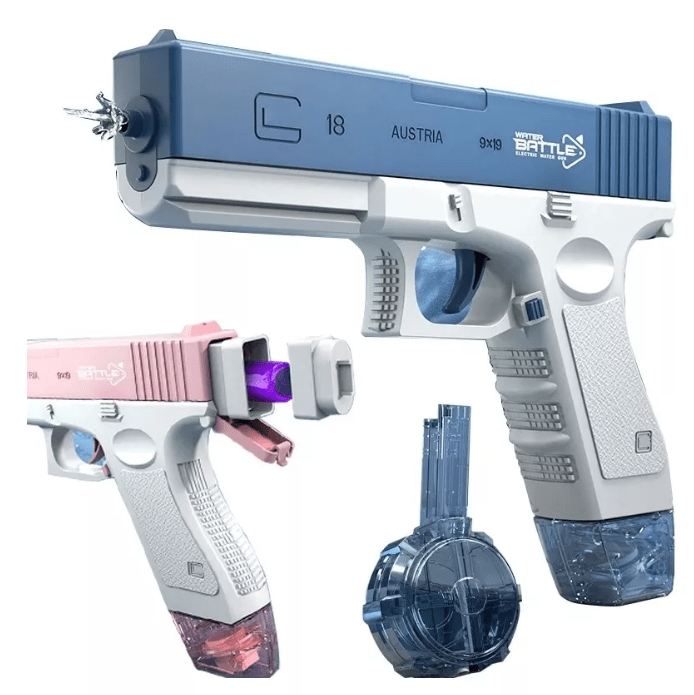 Pistola Agua Disparo Automático Recargab