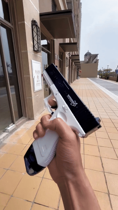 Pistola Agua Disparo Automático Recargab