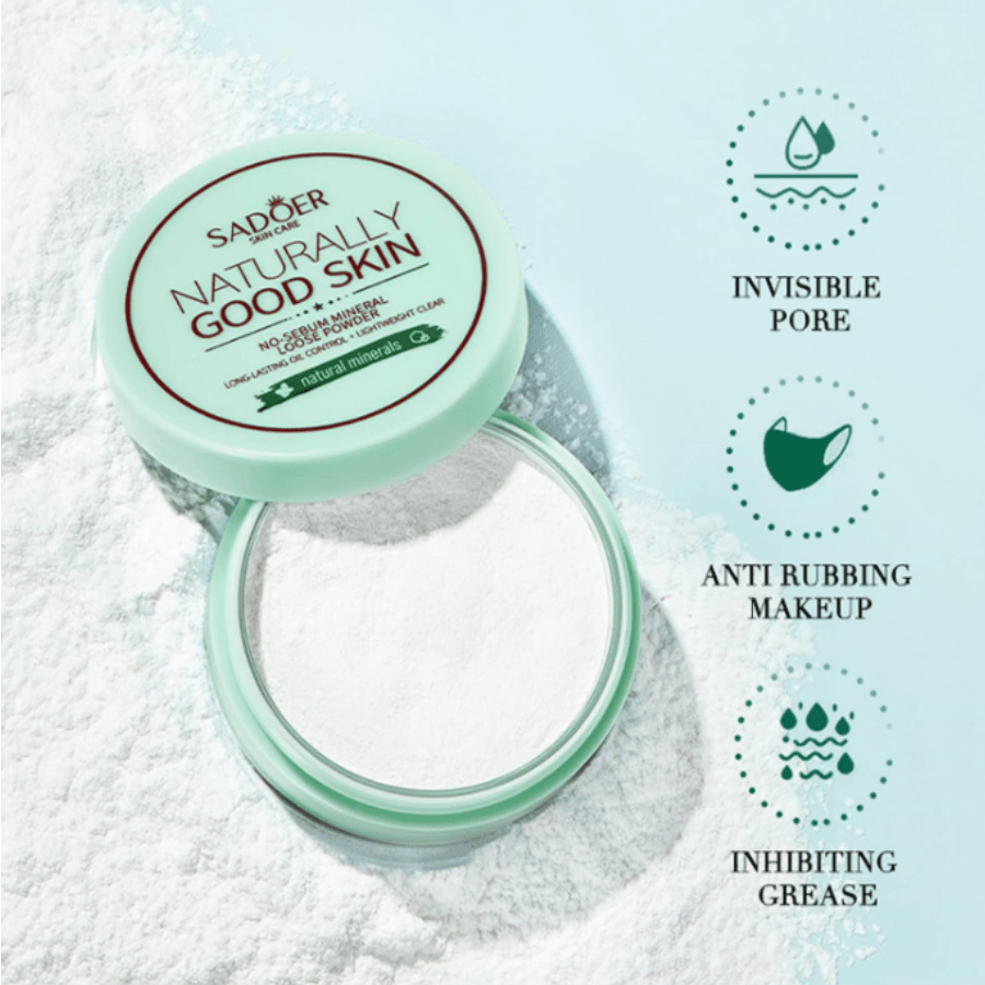 Polvo Mineral Facial Para Controlar El B