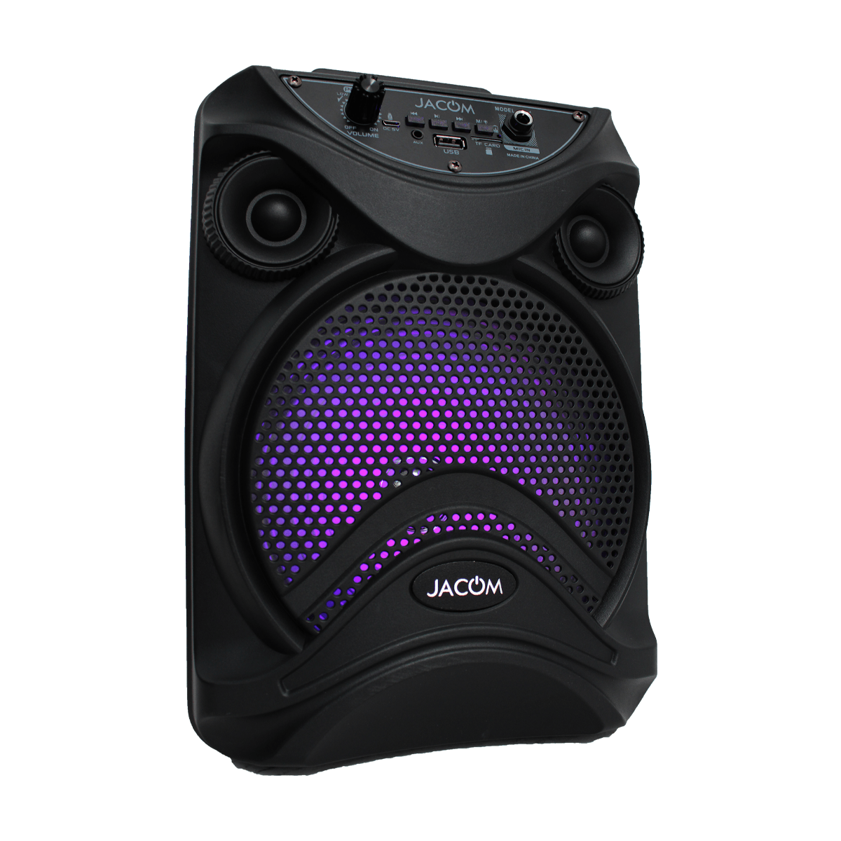 BOCINA BT 8″ DUA RGB SD AUX FM JK11
