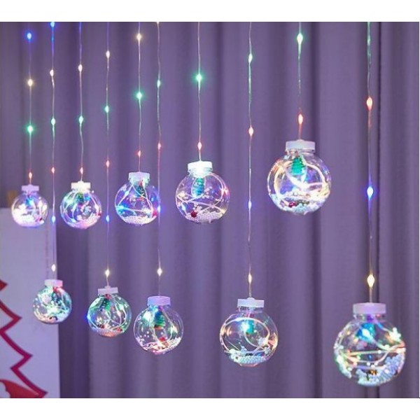 Serie de Luces Led cortina Arbol Navidad