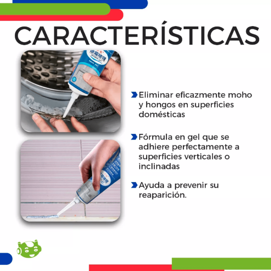 Gel Eliminador De Hongos y Moho limpiado