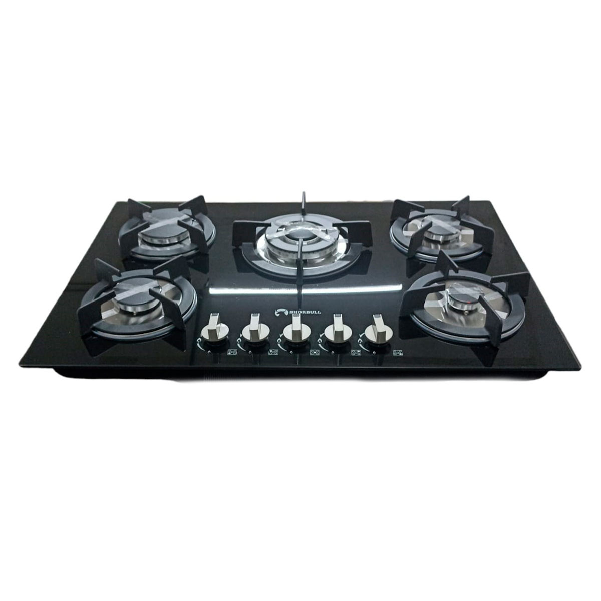 Parrilla 5 Quemadores Vidrio Shorbull