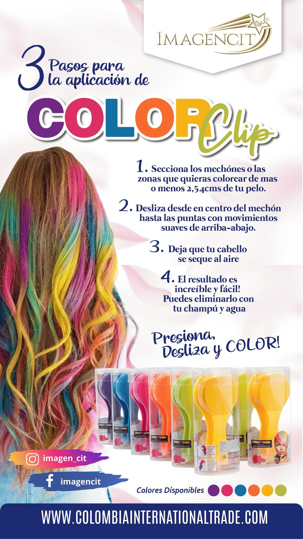 Clip Mágico para Dar Color al Cabello
