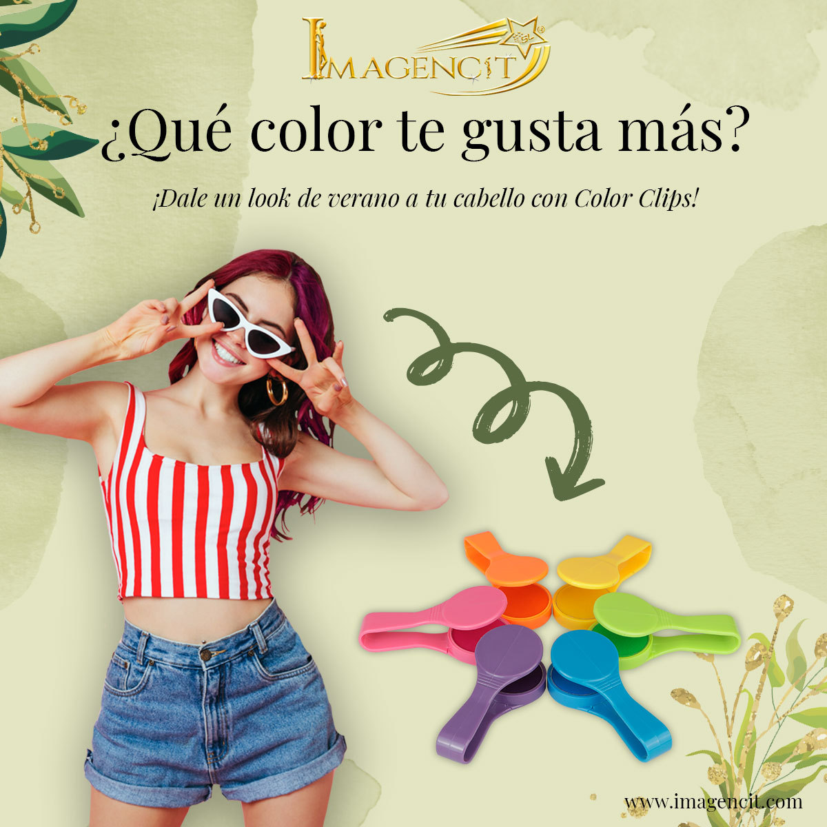 Clip Mágico para Dar Color al Cabello