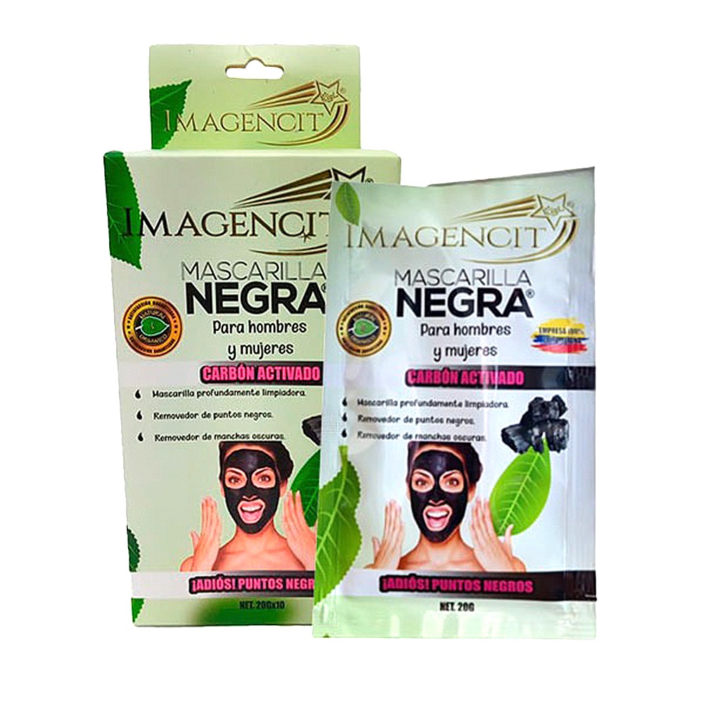 Imagencit Mascarilla Negra Carbón Activa