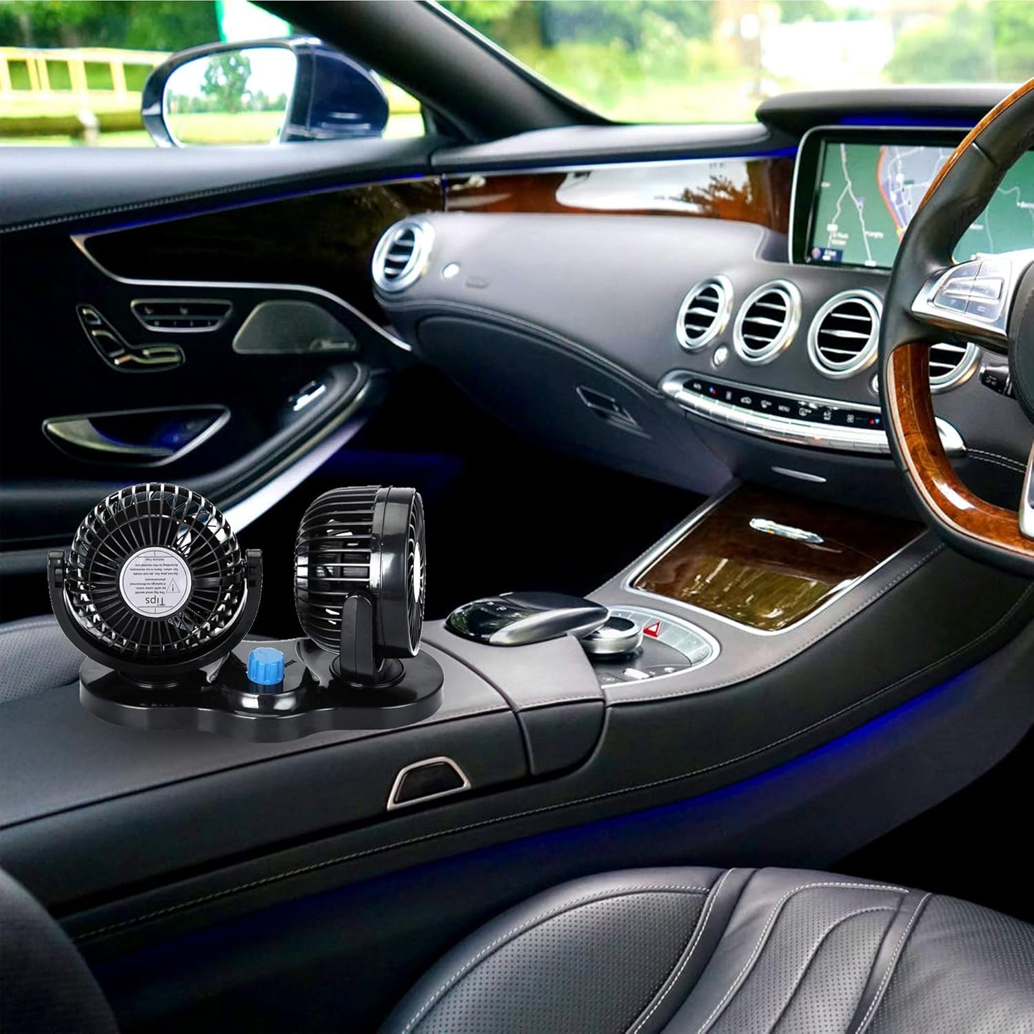 VENTILADOR PARA CARRO 2 VELOCIDADES
