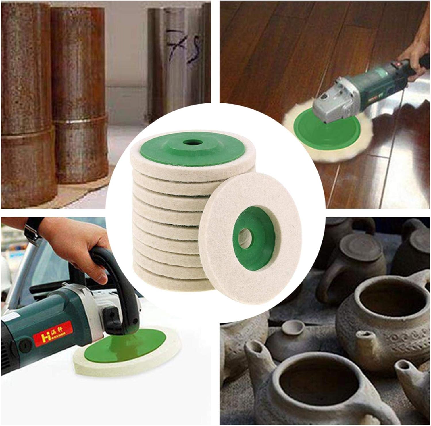 DISCOS PARA PULIR DE FIELTRO DE LANAX5