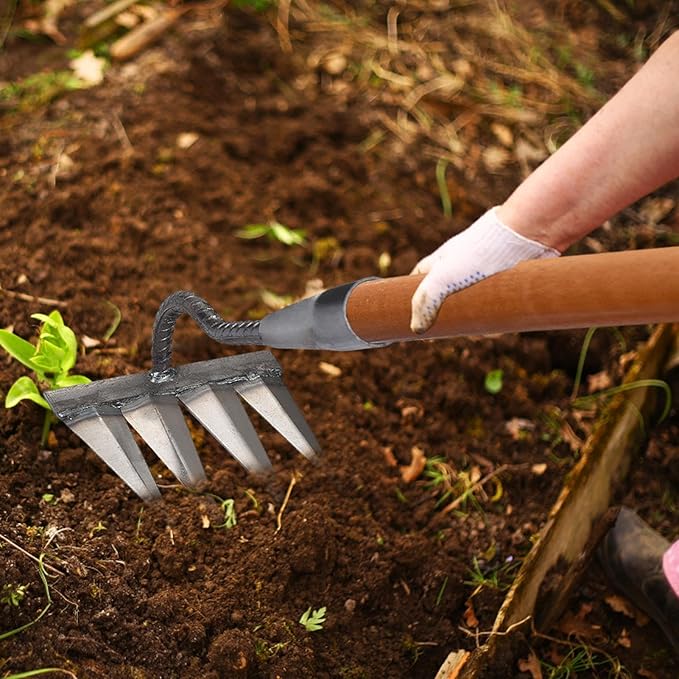 RASTRILLO DE HIERRO PARA JARDINERÍA