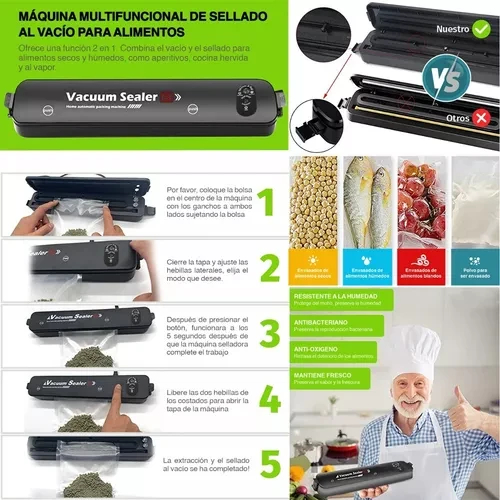 Maquina de Sellar Al Vacio Conserva Alim