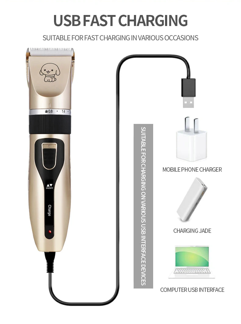 Maquina para Cortar el pelo a Perros y G