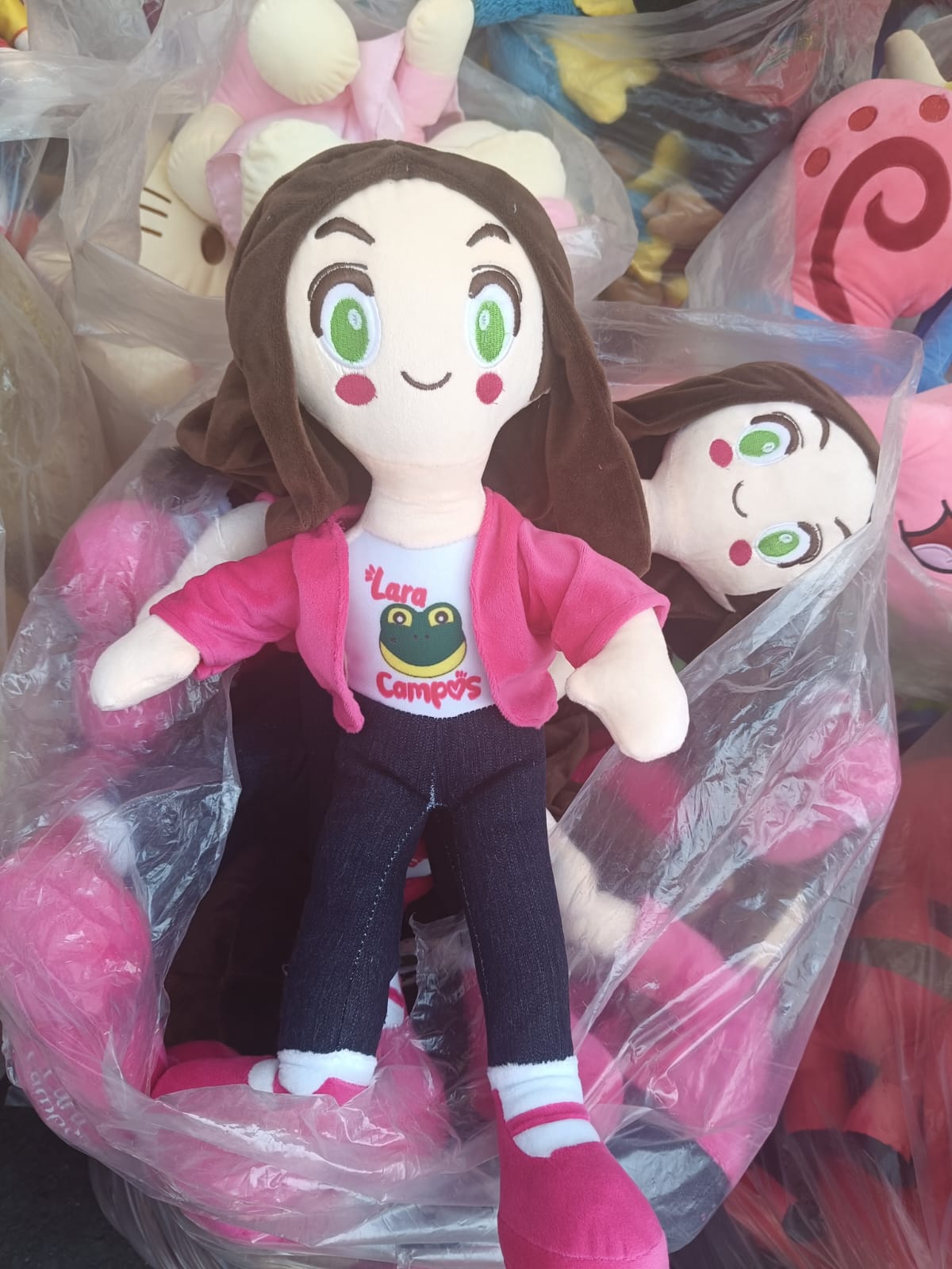 Pleuche Lara Campeon Rosa 30cm