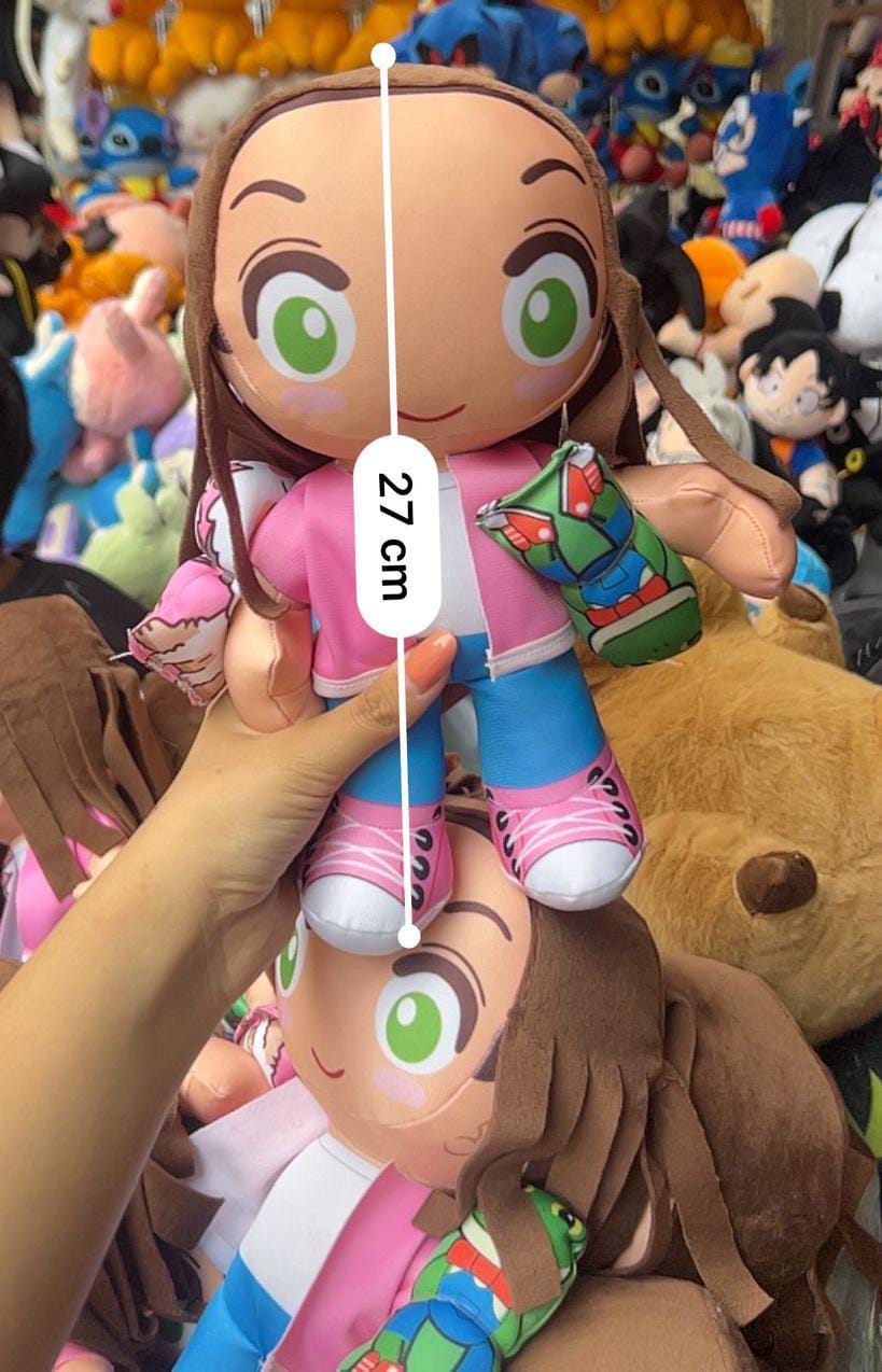Pleuche Lara Campeon Rosa C/Ranita 30cm