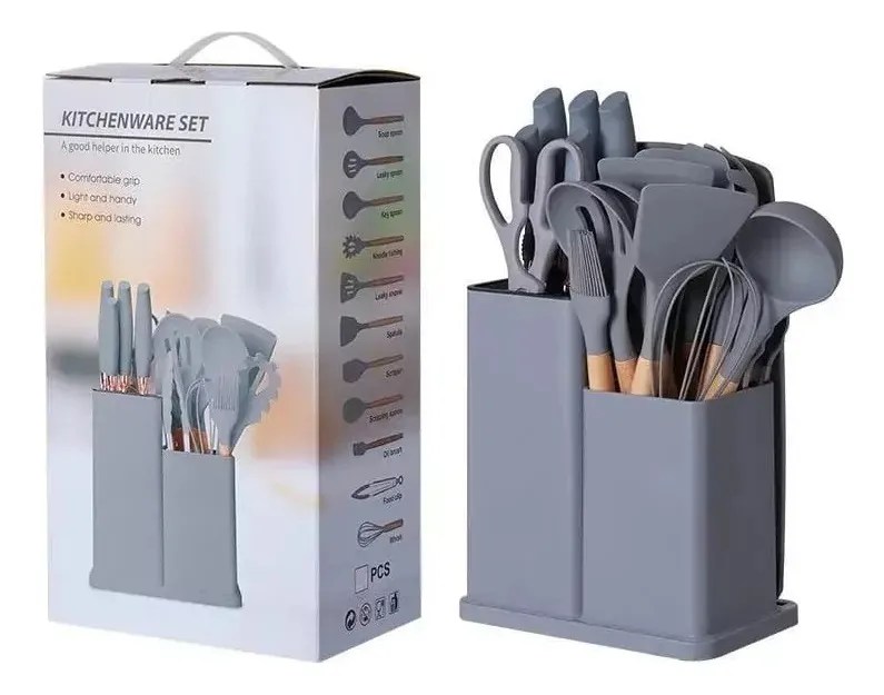 Set Utensilios Cocina Silicona