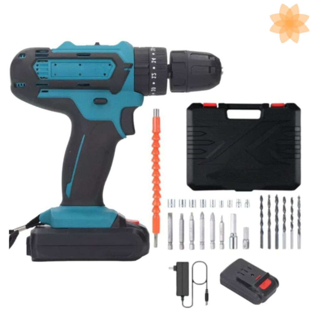 Taladro Azul Bateria Cuadrada 48v