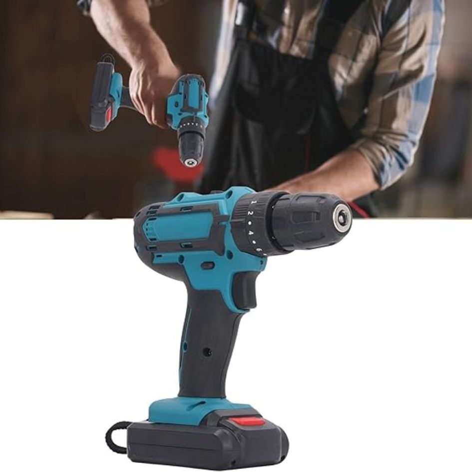 Taladro Azul Bateria Cuadrada 48v