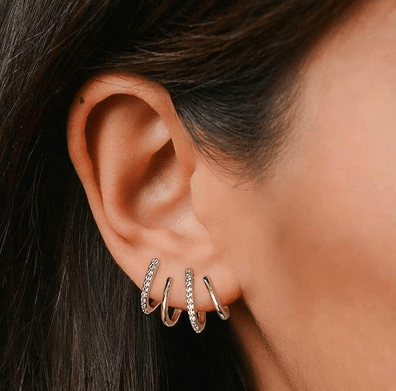 💎 ARETES DE CUATRO GARRAS 💫