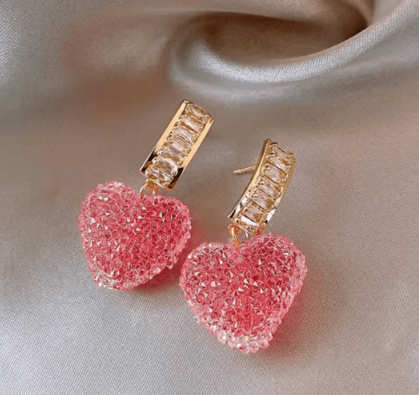 Pendientes corazón de Dulce