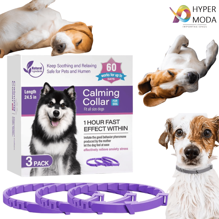 Kit 3 Piezas Collar Calmante Para Perro