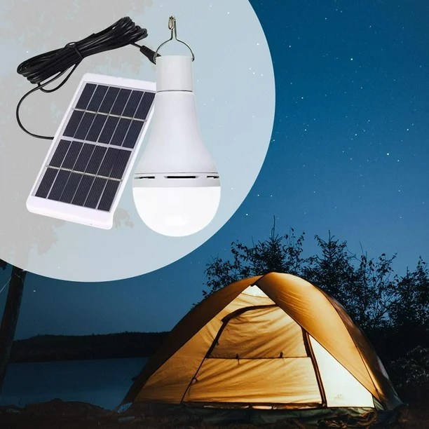 Bombilla Solar Recargable  Senderismo