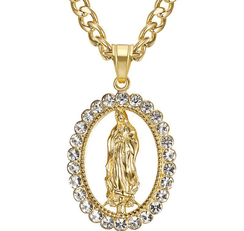 Collar Colgante Virgen María
