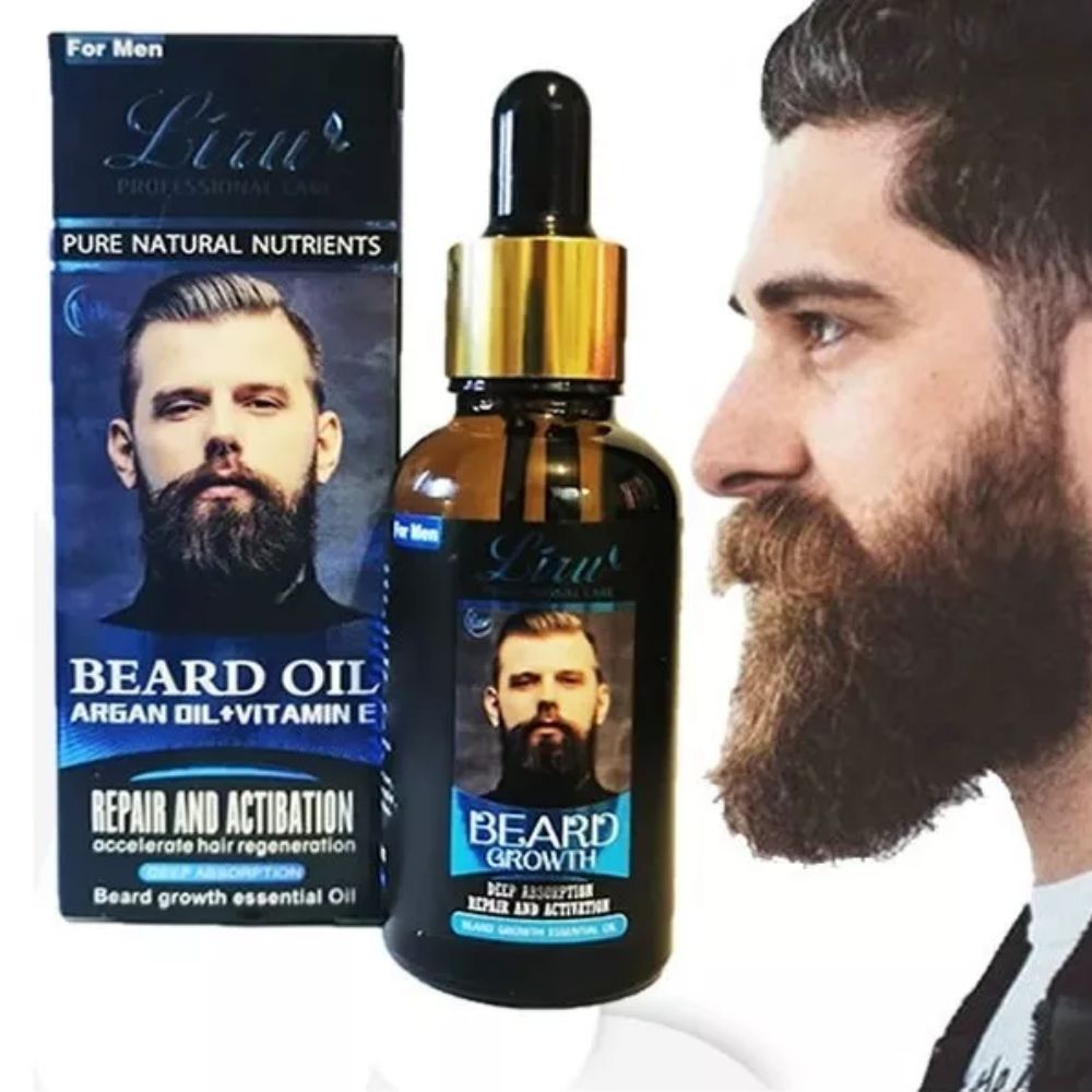 Serum para crecimiento de barba y bigote