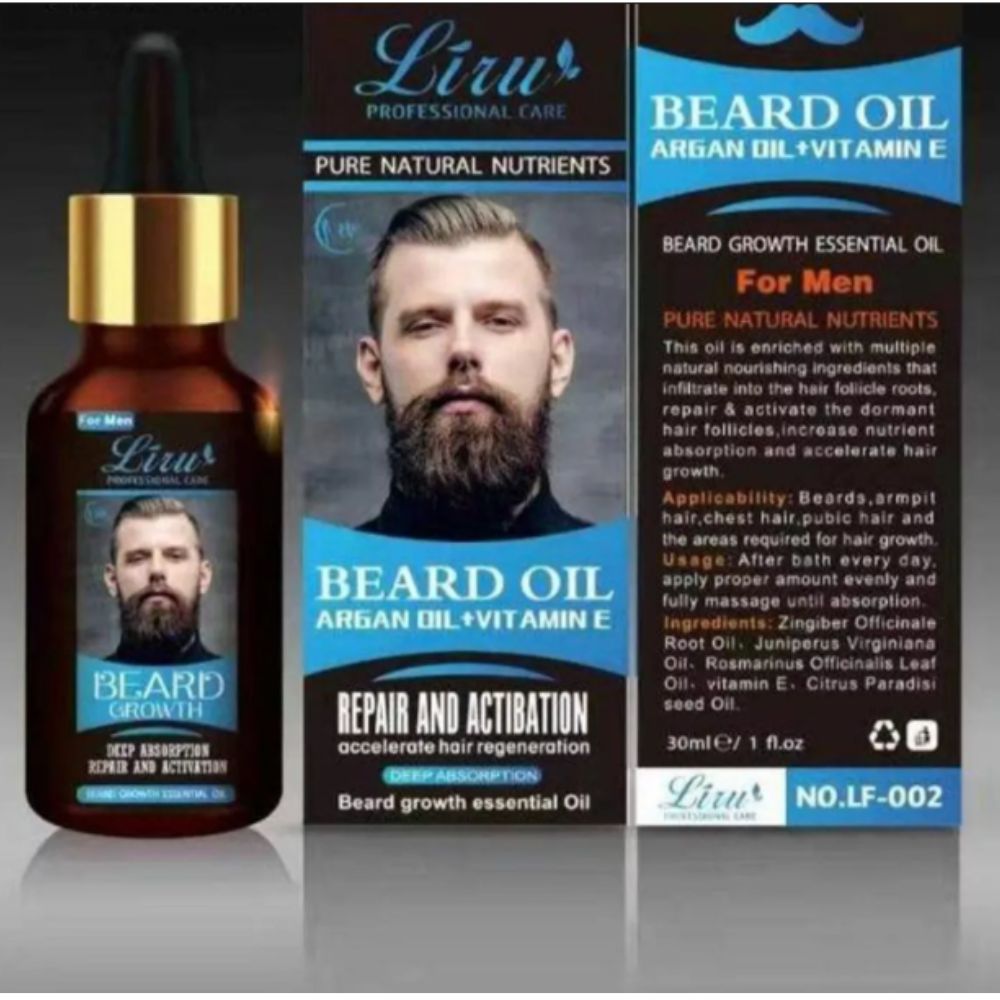 Serum para crecimiento de barba y bigote
