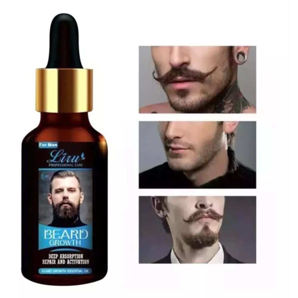 Serum para crecimiento de barba y bigote