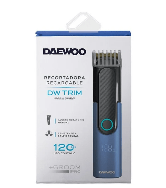 Recortadora Daewoo Recargable DW-REC Azu