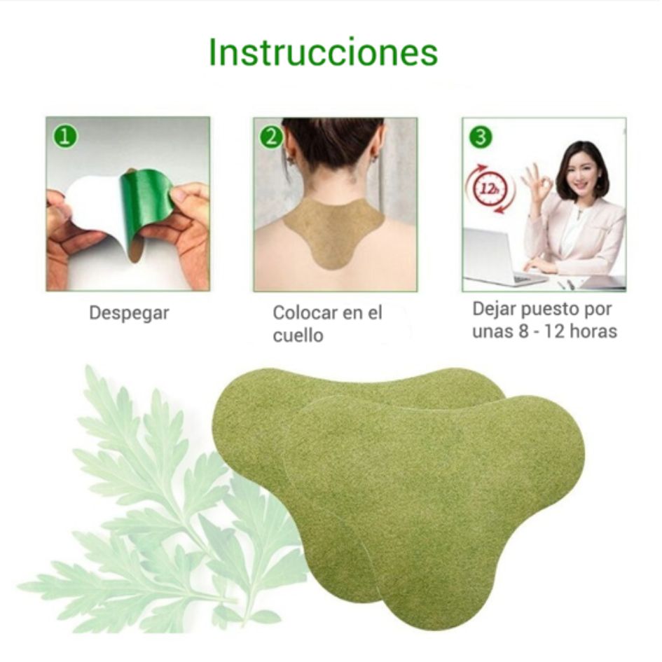 100 Parches Para Alivio Dolor De CUELLO