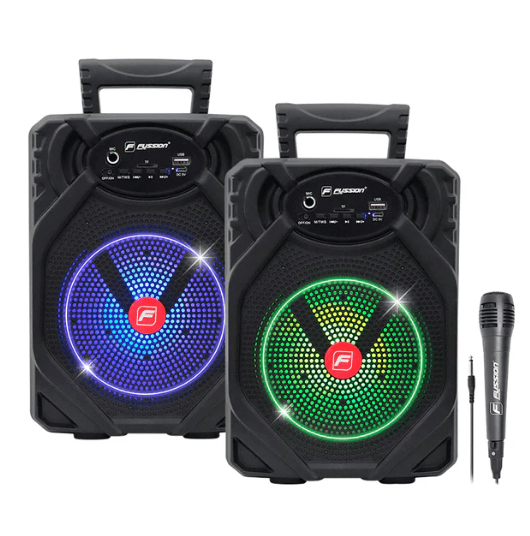 Juego de bafles amplificados 6.5″ 10 000
