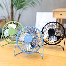 Mini Ventilador De Metal Ideal Oficina