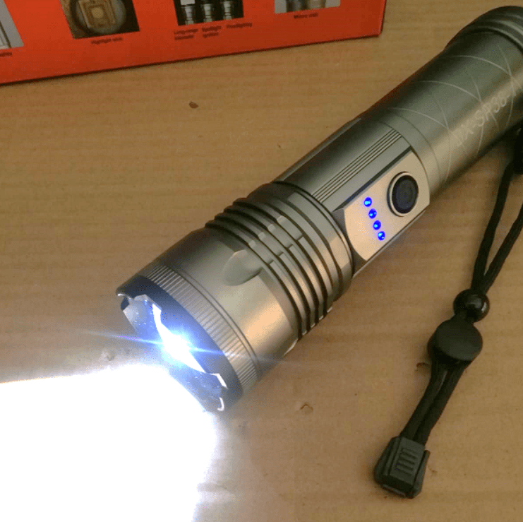 Linterna Ultra Potente Mediana 30000lume