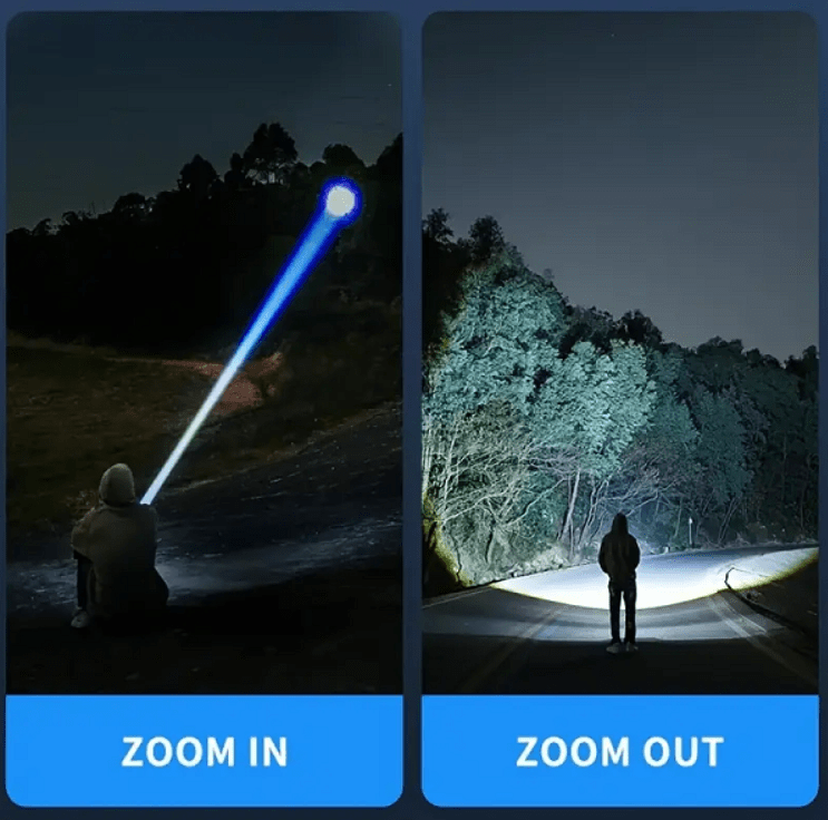 Linterna Ultra Potente Mediana 30000lume