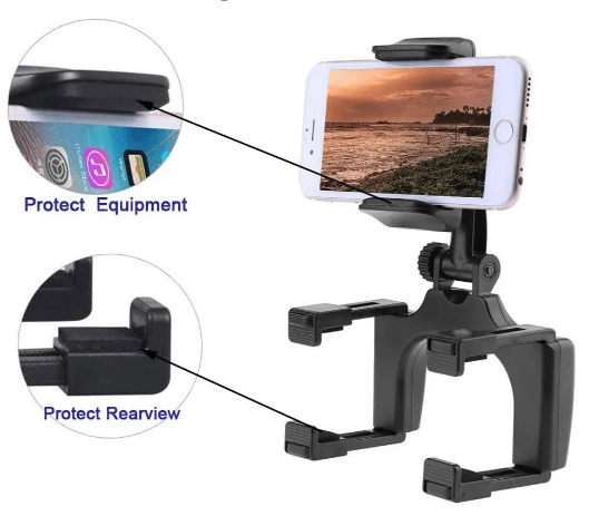 SOPORTE CELULAR AUTO/RETROVISOR 1PZ