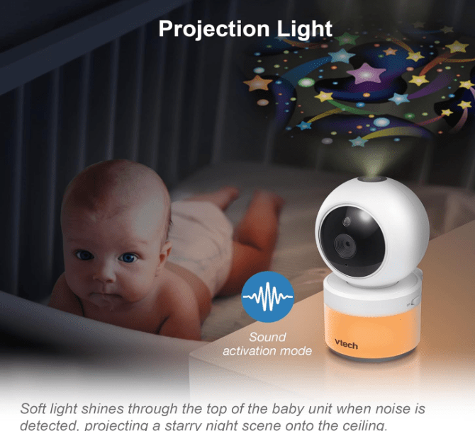 VTech Monitor de vídeo para bebé pantall