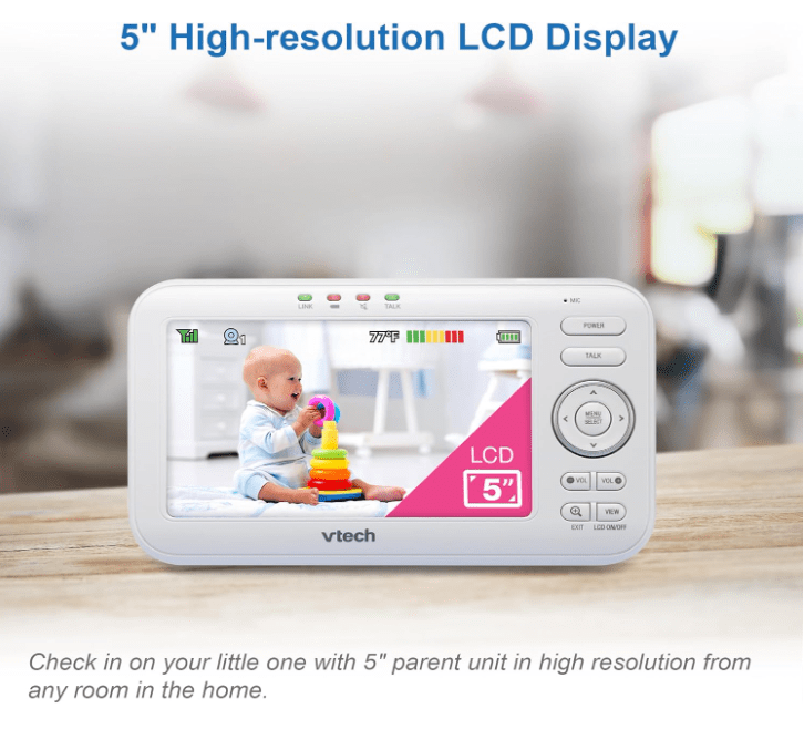 VTech Monitor de vídeo para bebé pantall