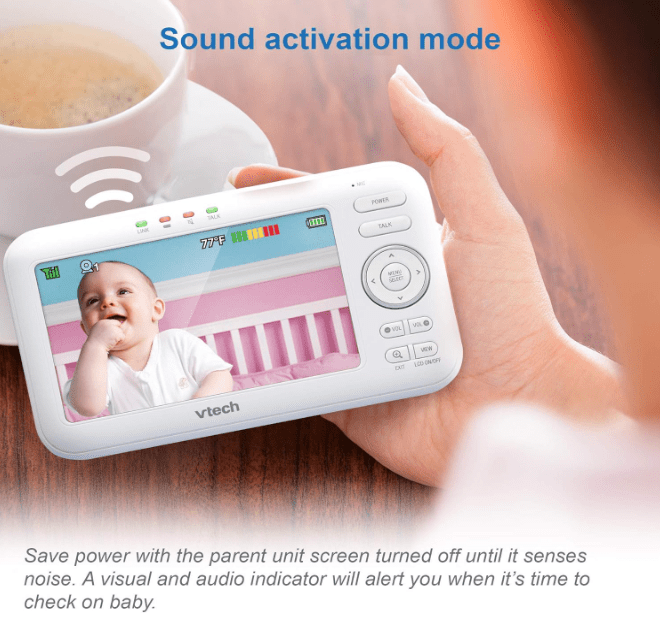 VTech Monitor de vídeo para bebé pantall