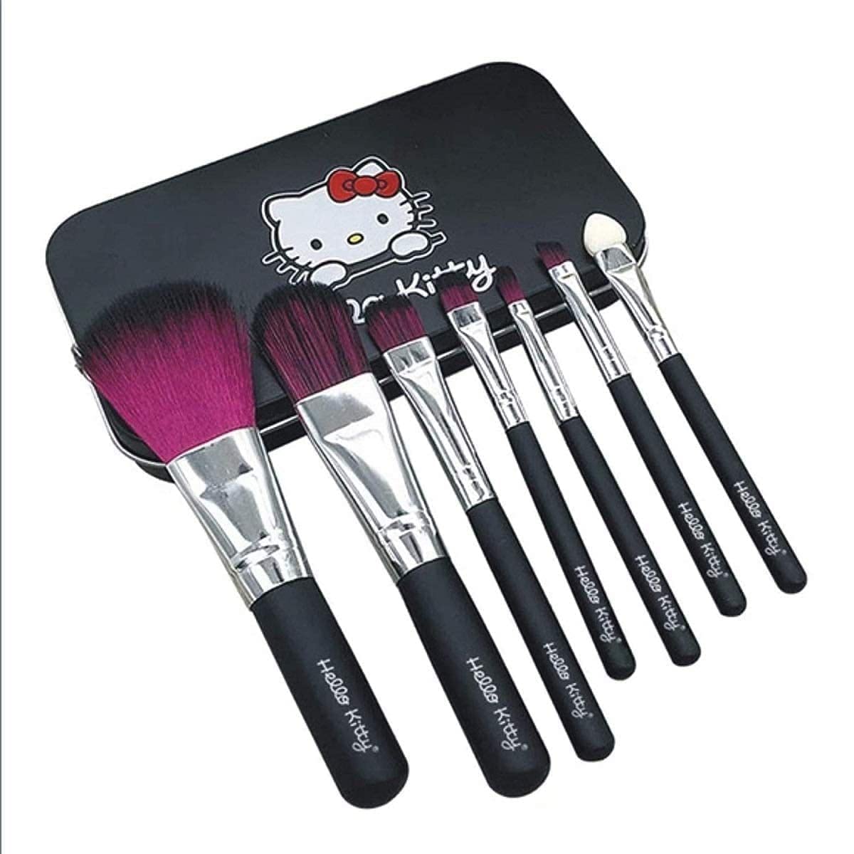 Juego de 7 brochas de maquillaje caja