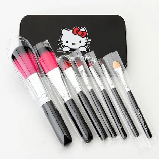 Juego de 7 brochas de maquillaje caja