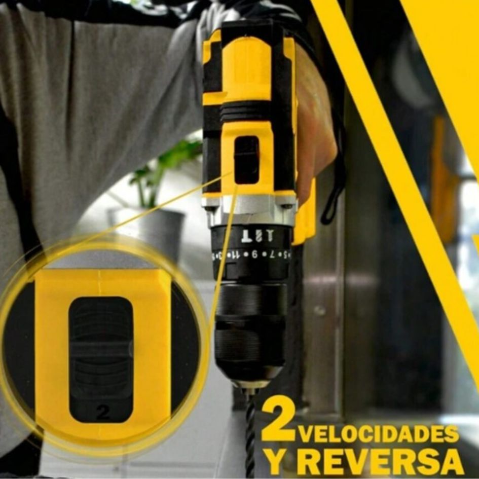 Taladro Rotomartillo Amarillo 2 Bat Cuad